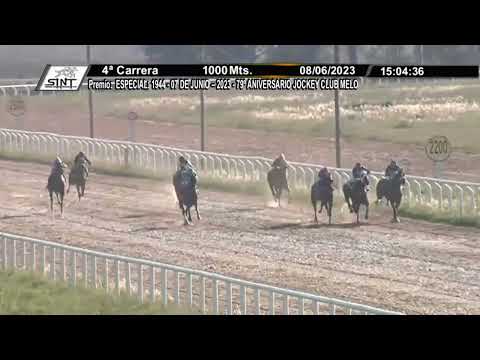08/06/2023 – Hipodromo Melo – Carr 4 –  ESPECIAL: 1944 - 07 DE JUNIO – 2023 - 79º ANIVE...