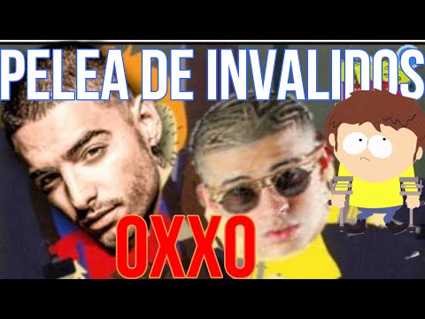 Pelea de inválidos afuera de el oxxo