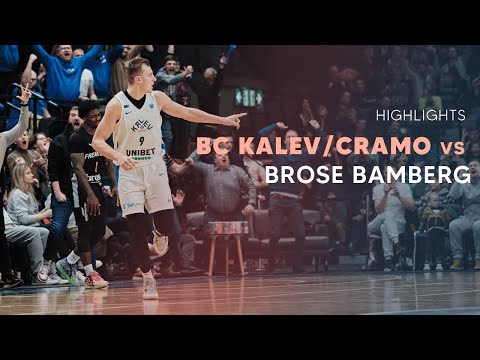 BC Kalev/Cramo vs Brose Bamberg highlights