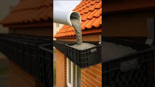 Pour Cement into Plastic Containers — An Endless Source of Free Water!