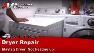 Maytag Dryer Repair - Not Heating Up - MDE308DQYW