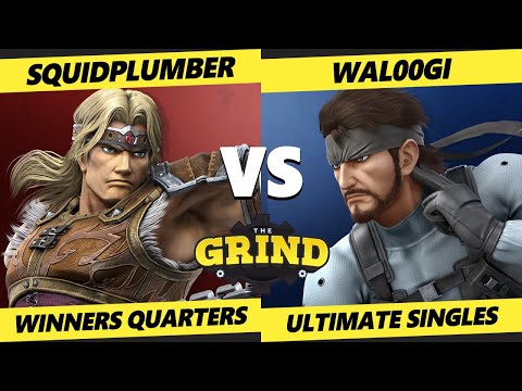 The Grind 165 Winners Quarters - Squidplumber (Simon) Vs. Wal00gi (Snake) Smash Ultimate - SSBU