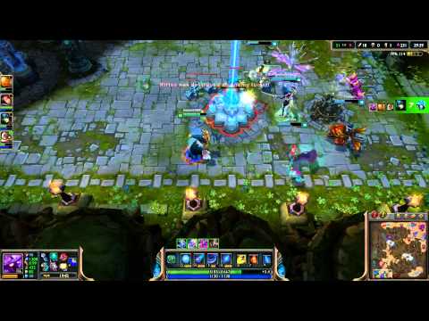 League of legends: Veigar mid vs Miss Fortune 1333 AP and full MSS | Season 4 |