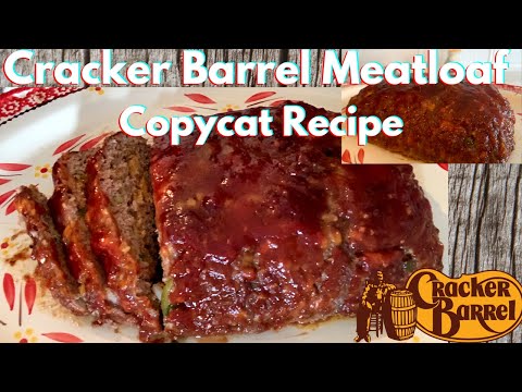 Cracker Barrel Meatloaf Copycat Recipe!! Tips about what I would do differently!! A collaboration