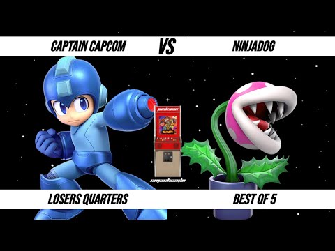 Jackson Smashcade 7 - Captain Capcom (Mega Man) vs. NinjaDog (Piranha Plant) - Losers Quarters