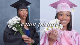 COME TAKE MY SENIOR PICTURES WITH ME! | GRADUATION PICS | grwm, prep, bts!
