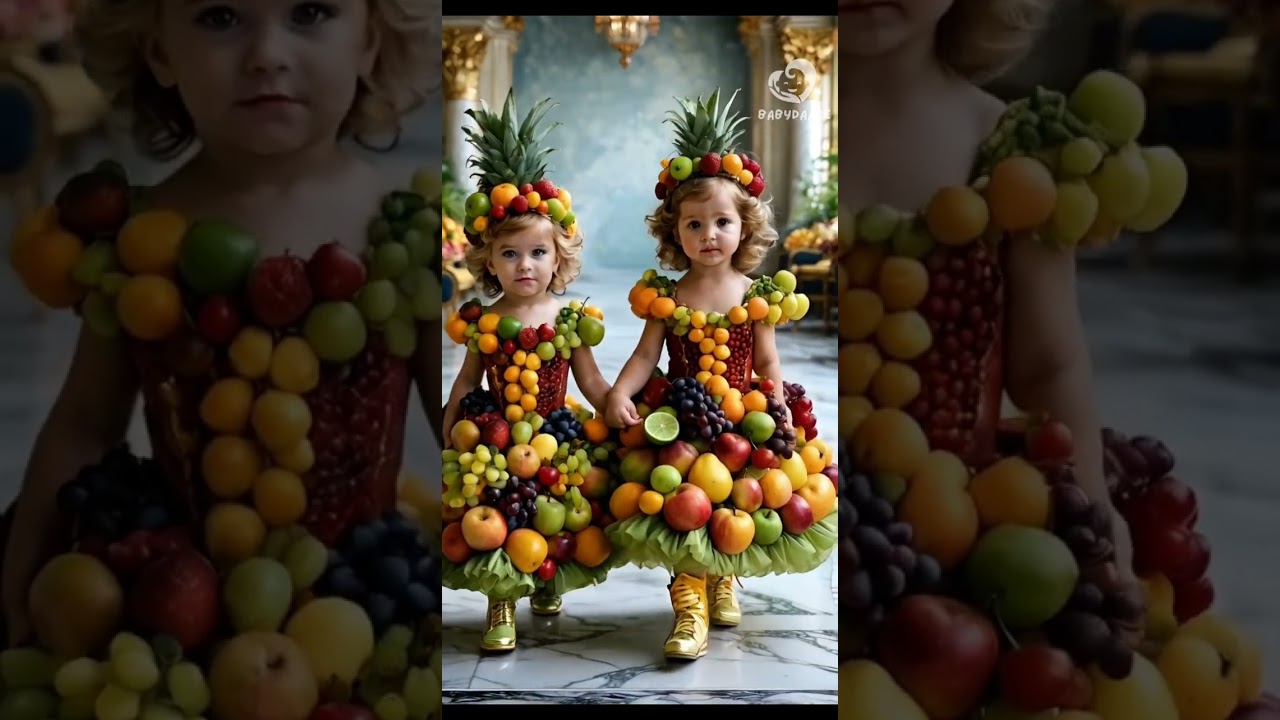 FRUITS outfits BABY👶 #baby #cute #kids #shorts #베이비 #fyp