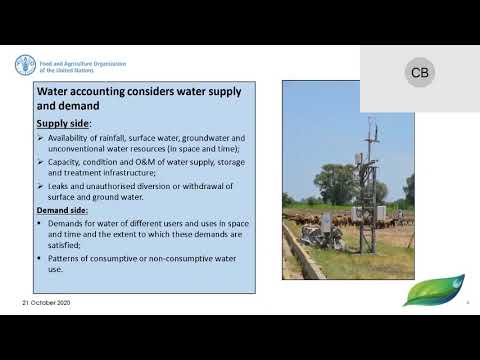 Cairo Water Week 2020: Coping with Water Scarcity with Water Accounting & Auditing