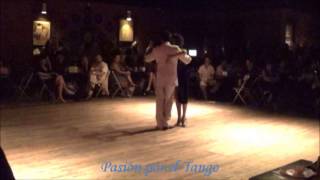VERONICA RUE y PABLO MARTINEZ Bailando el  Tango ANSIEDAD en MALDITA MILONGA