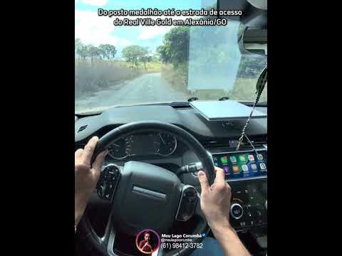 Do posto medalhão até a estrada de acesso do Real Ville Gold em Alexânia/GO
