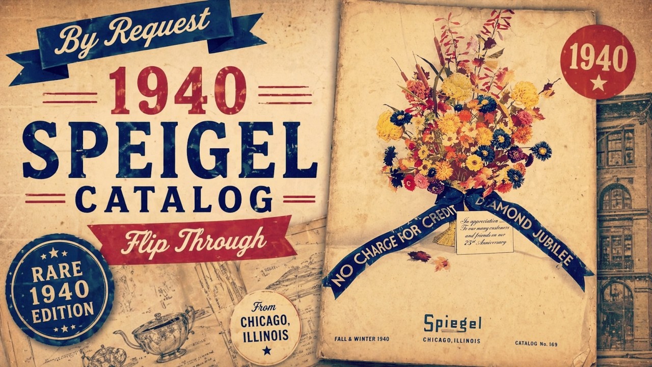 Very Rare Vintage 1940 Spiegal Catalog Flip Through (By Request)