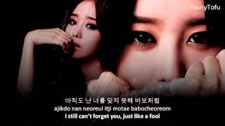 Song Ji Eun - False hope ~ lyrics on screen (KOR/ROM/ENG)