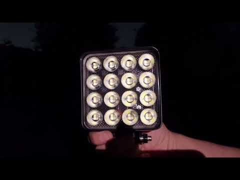 Светодиодная фара 64W - Рабочего света, Samrai 1264SF, (светодиоды Osram)