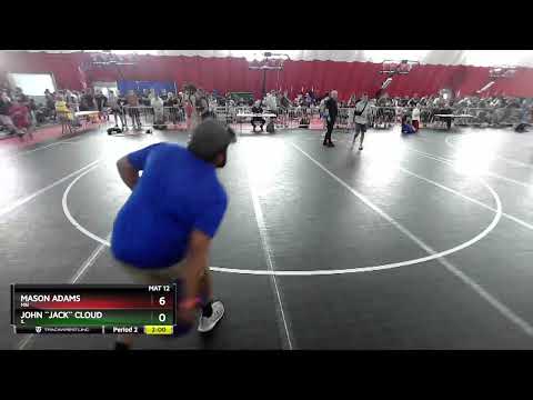 187 Lbs Round 1 - Mason Adams, MN Vs John ``Jack`` Cloud, IL 9481