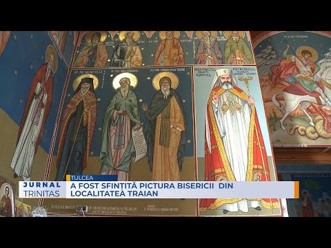 A fost sfințită pictura bisericii din localitatea Traian