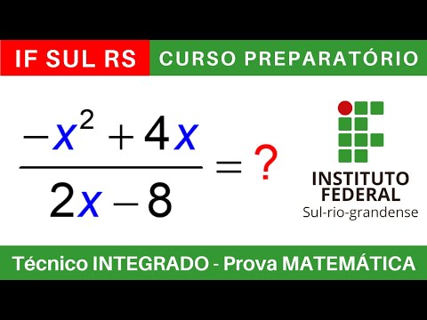 IFSUL RIO GRANDENSE 🔴 Curso Preparatório 2025/2026 de MATEMÁTICA Técnico Integrado ao Ensino Médio