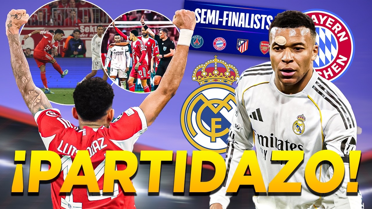 Bayern vs Real Madrid; reacción en directo | ¡Partidazo en Munich!