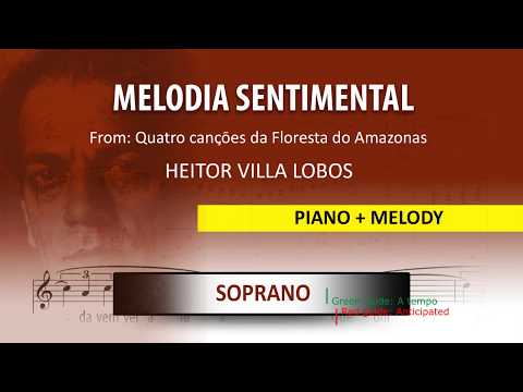 Melodia Sentimental / Instrumental / Heitor Villa Lobos / Soprano