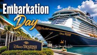 5 Night Cruise onboard Disney Destiny: Embarkation Day 