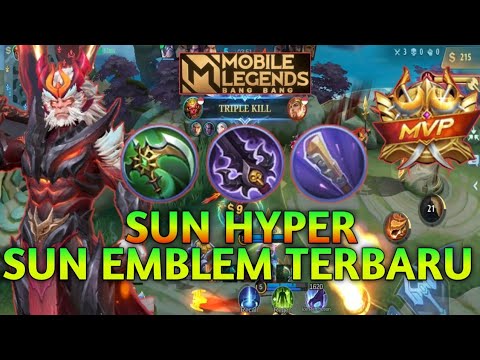 Sun Hyper New Emblem Set 2023 | Sun's Latest Build and Emblem | Latest Sun Hyper - MLBB
