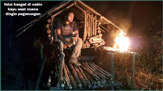 bushcraft trip / kembali ke shelter lama yang nyaman dan hangat