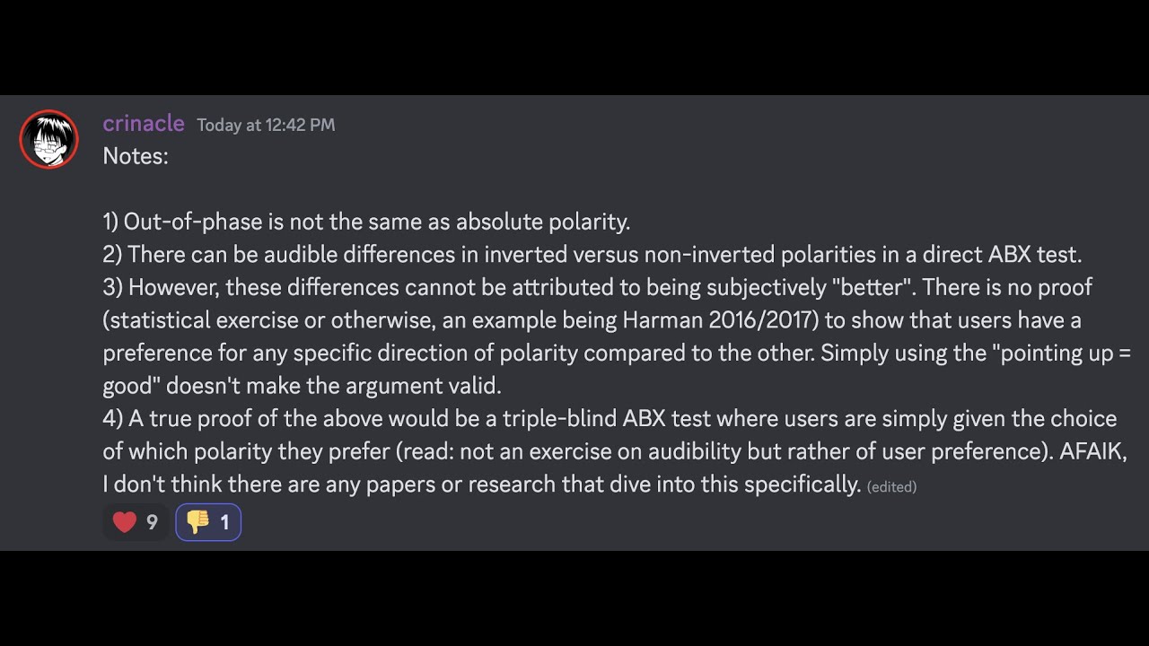 I Can't Stand Crinacle