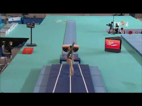 Anastasia Motak UKR Vault 2020 European Championships Team Final