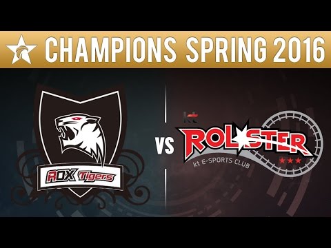 ROX Tigers vs KT Rolster - League Of Legends S6 LCK Spring 2016 Game 1