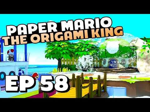 FROZEN MUSHROOM ISLAND! - Part 58 - Paper Mario: The Origami King 100% Walkthrough