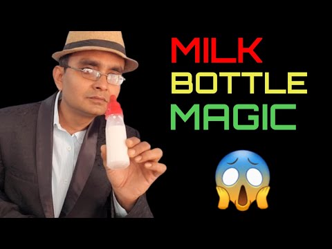 Unbelievable Milk Bottle Magic Trick - You Won't Believe What Happens Next 🤯