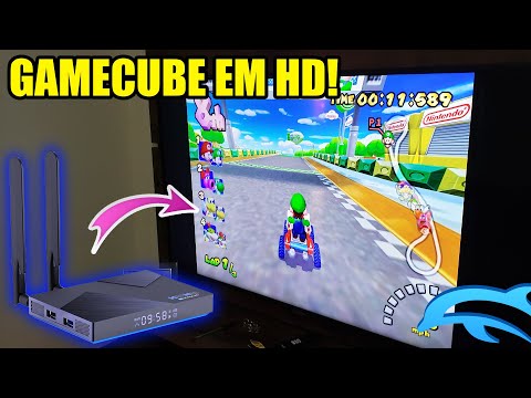 H96 MAX V58 com QUALIDADE ABSURDA RODANDO GAMECUBE! A MELHOR TV BOX de 2022 com RK3588!
