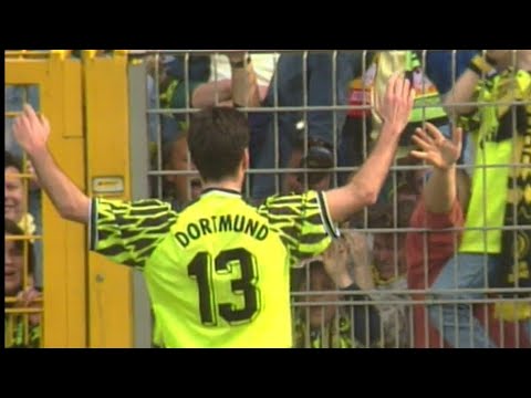 Borussia Dortmund - Dynamo Dresden, BL 1994/95 28.Spieltag Highlights