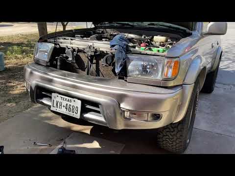 3rd Gen Toyota 4Runner front bumper damage (Not a Tutorial video)