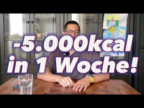 5000 kcal DEFIZIT in 7 Tagen - SO hab ich es gemacht!