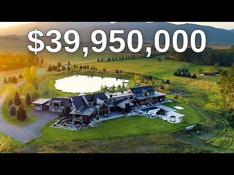 Inside a $39 Million Montana Luxury Compound | Mansion Tour