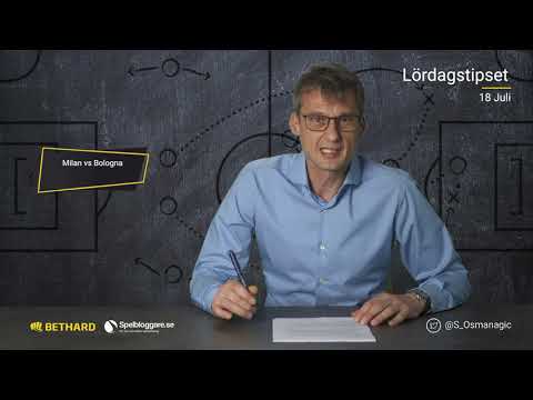 Speltips: Norwich - Burnley & Milan - Bologna 18/7