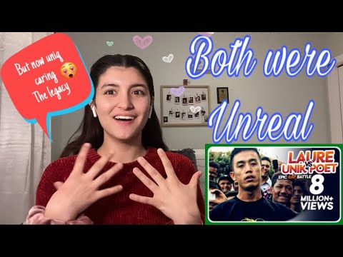 Canadian Nepali Reacts - Laure vs Uniq Poet (epic rap battle) Raw Barz