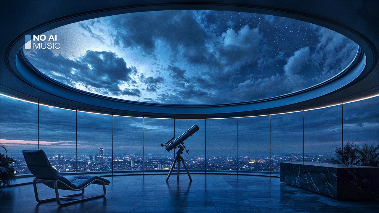 Chill Music — A Quiet Evening Above the City — No AI Music