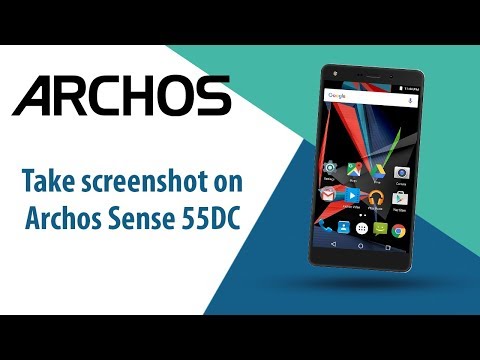 How to take screenshot on Archos Sense 55DC?