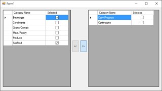 Download the video "C# Tutorial - Copy a Selected Row From one DataGridView to another DataGridView | FoxLearn"