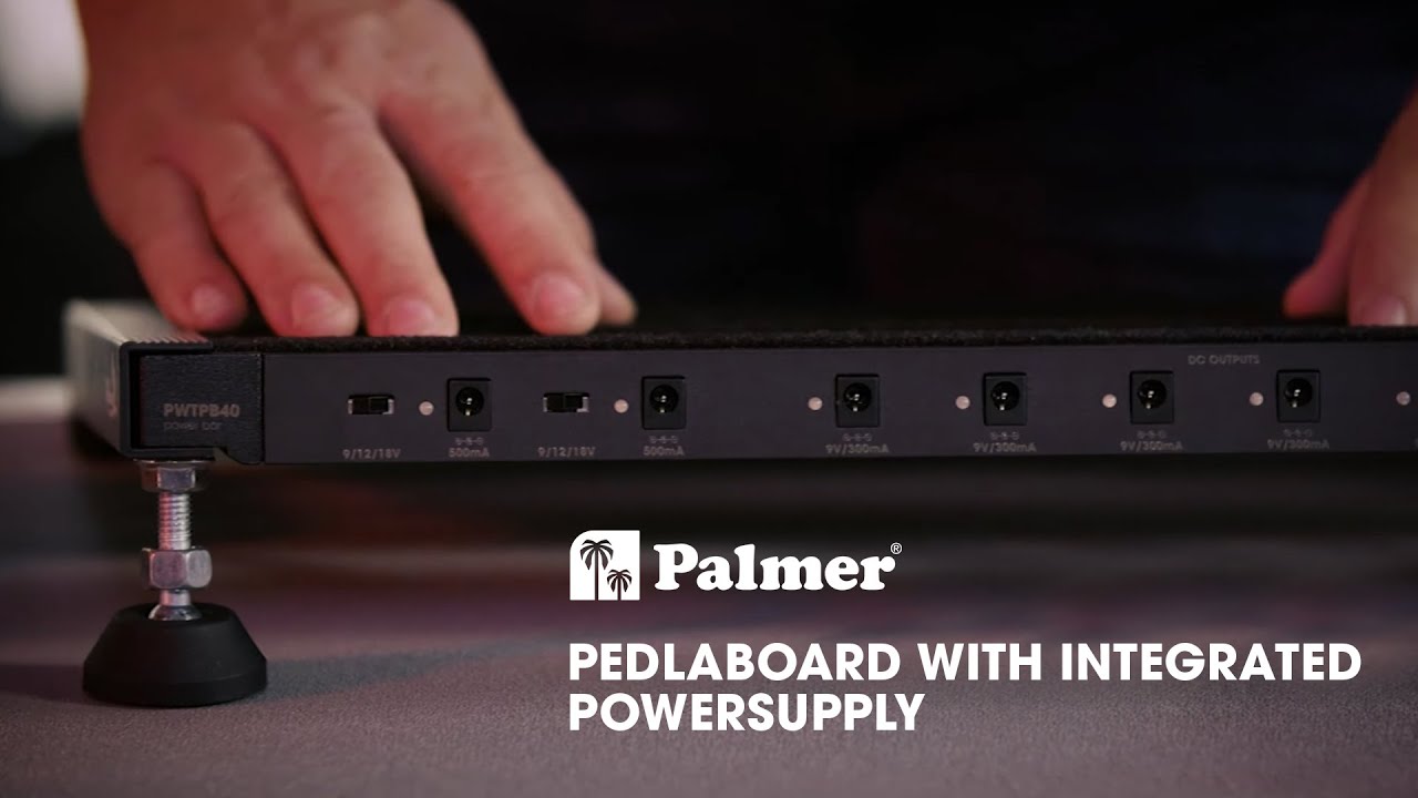 Palmer PEDALBAY 60 PB - Pedalboard w/WTPB60 Powerbar