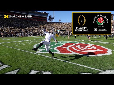 Rose Bowl Pregame (MC) - January 1, 2024 - Michigan vs Alabama - Michigan Marching Band