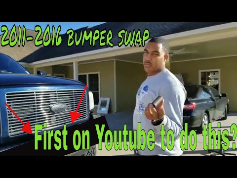 2011-2016 Super-duty front bumper swap on 1999-2007 f250 | How to| no modification
