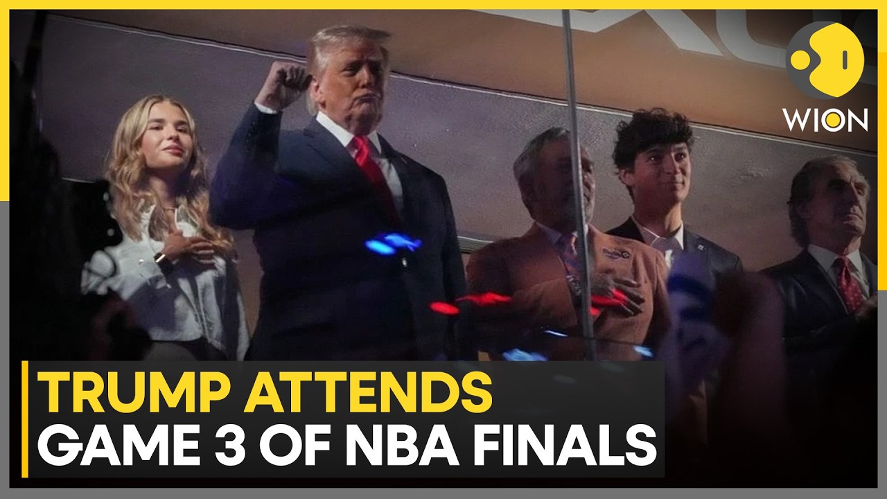 Trump Attends NBA Finals Along with Granddaughter | WION News