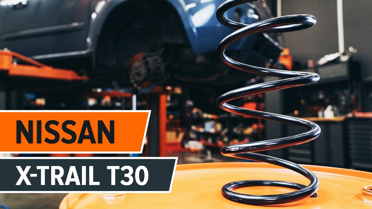 Jak vyměnit přední pružiny podvozku na Nissan X Trail T30 – návod k výměně