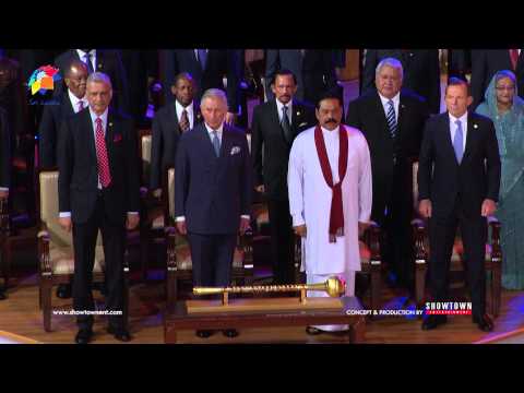 CHOGM 2013 Opening Ceremony - National Anthem of Sri Lanka - Special Rendition