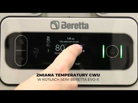 Ustawienie temperatury CWU w kotłach z serii Beretta Evo-X - zdjęcie