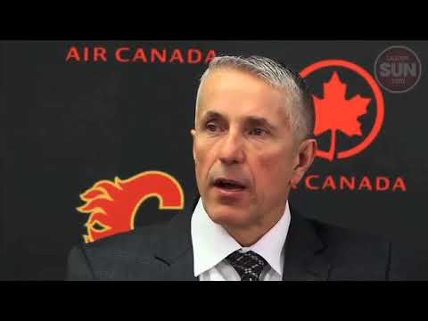 Flames Coach Bob Hartley on Win and Day's Events