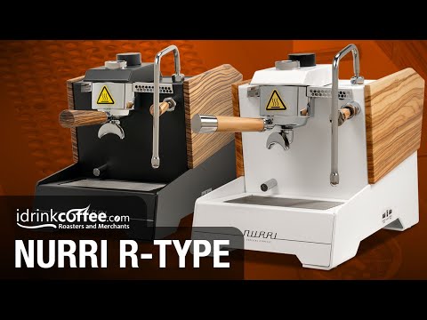 Nurri R-Type Dual Boiler Espresso Machine - Black + Zebra Wood