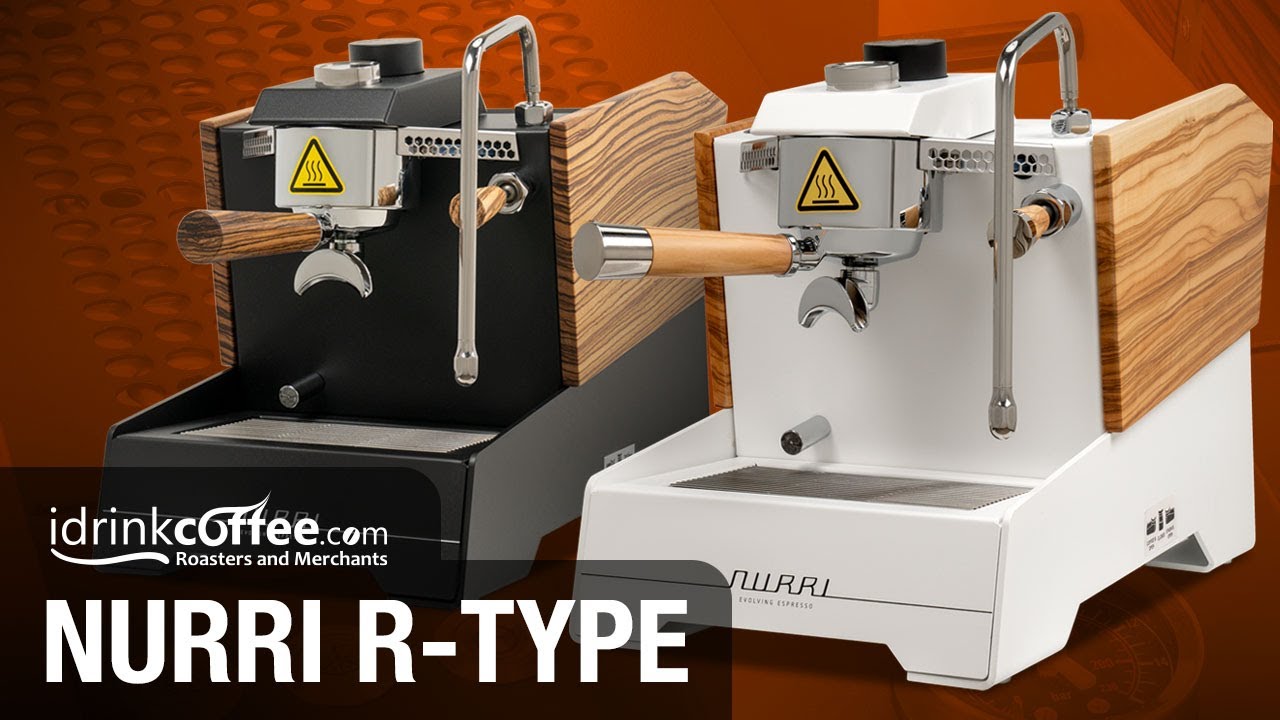 Nurri R-Type Dual Boiler Espresso Machine - White + Olive video